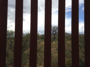 border wall looking to Mexico