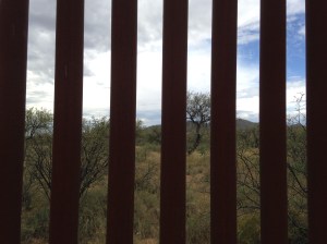 border wall looking to Mexico